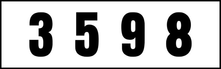 Classic Curb Numbers